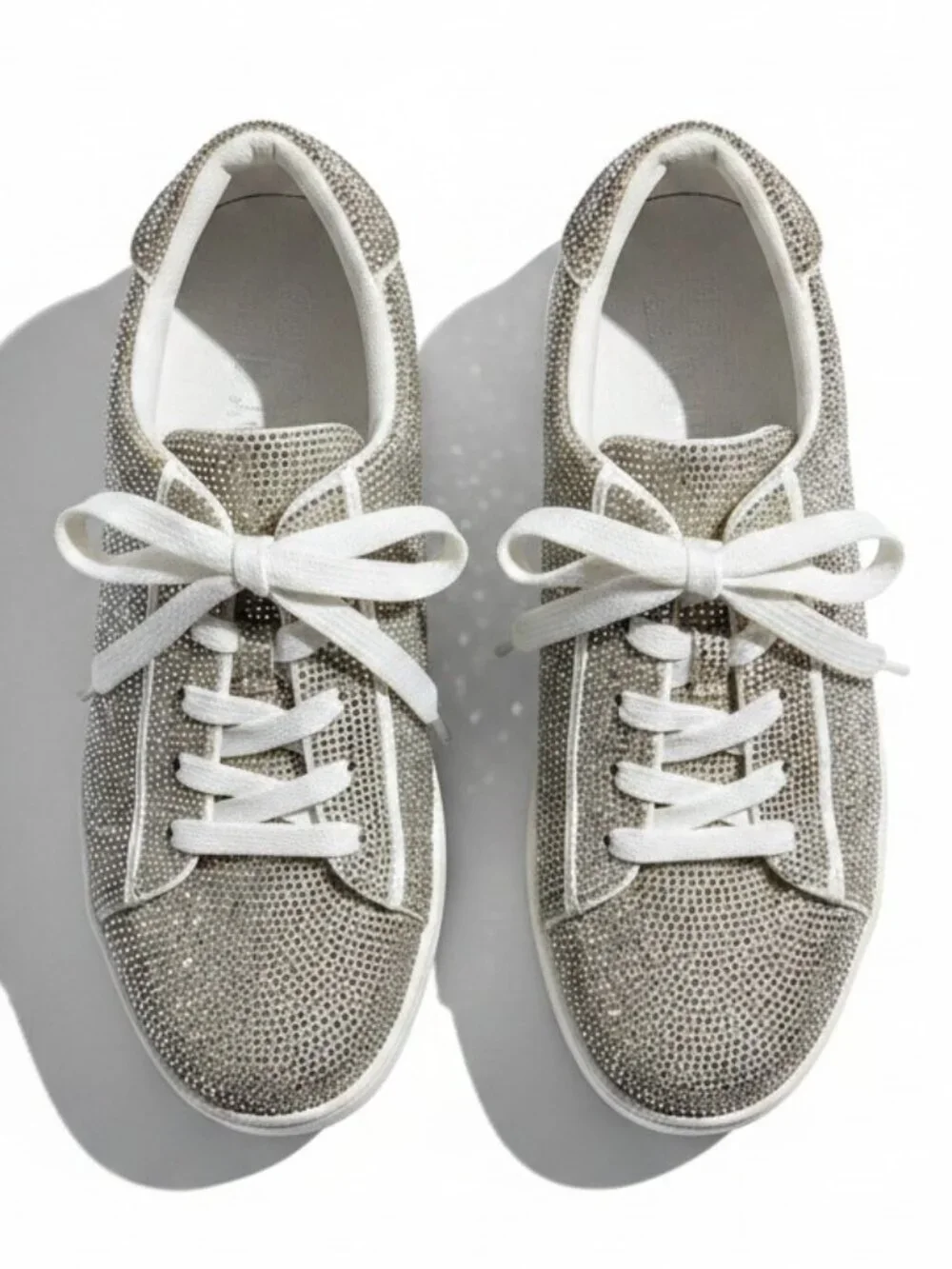Jessica Simpson Silver Sparkle low top Sneakers, size 7.5M